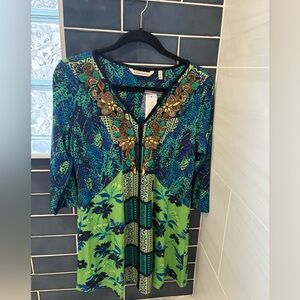 Soft Surroundings Embellished Marillia Tunic